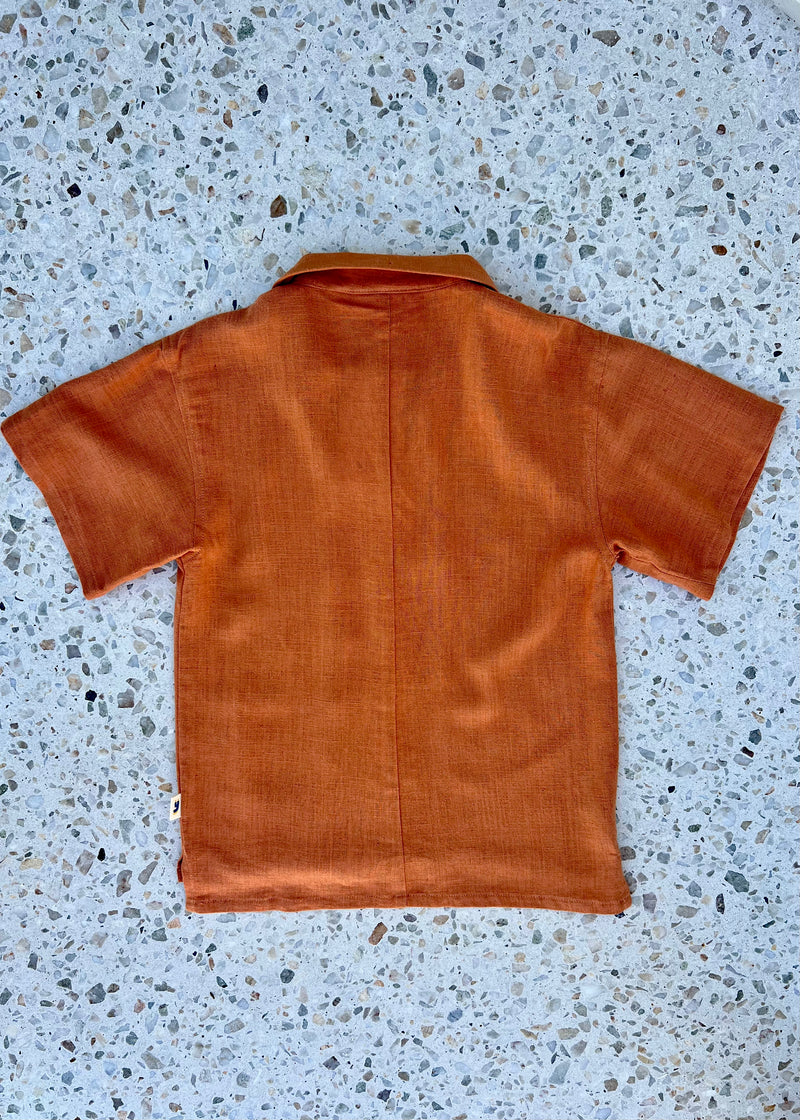 Alfi Shirt - Effortless Style, Made for Play - Rust