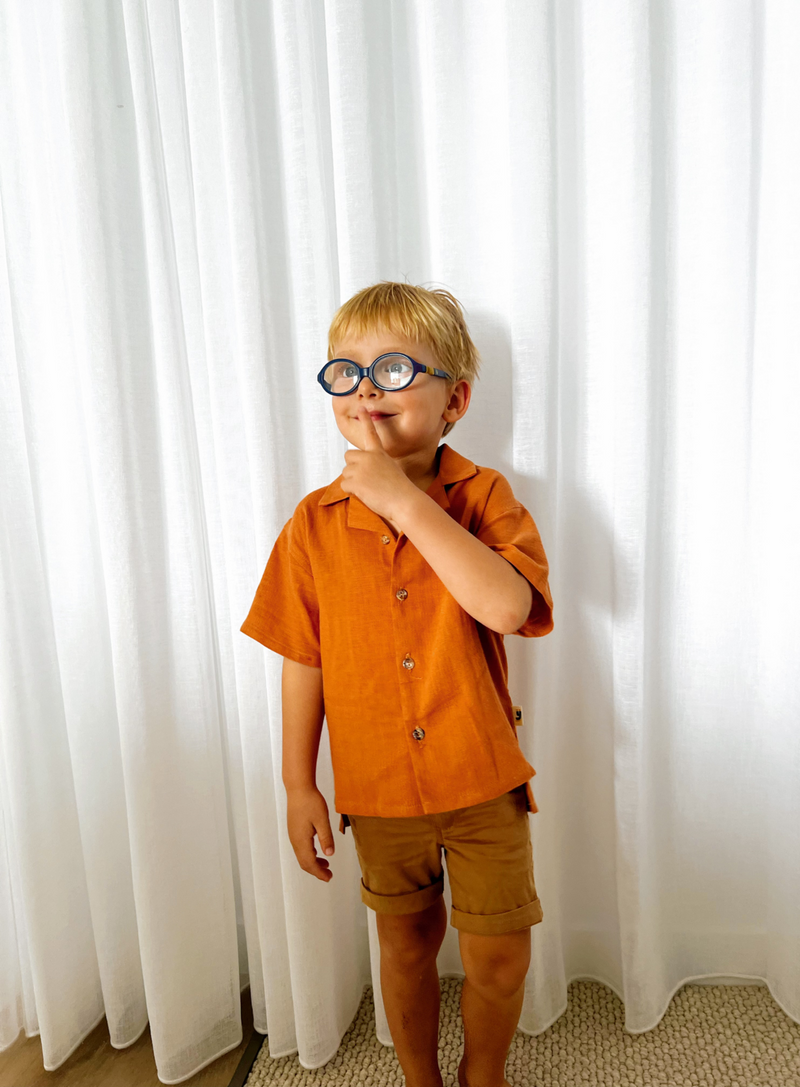 Alfi Shirt - Effortless Style, Made for Play - Rust