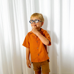 Alfi Shirt - Effortless Style, Made for Play - Rust